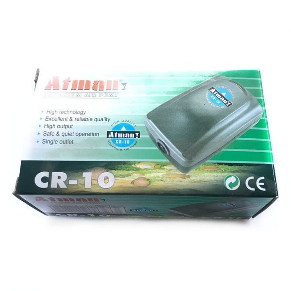 Одноканальный компрессор для аквариума Atman CR-10 1901004 фото
