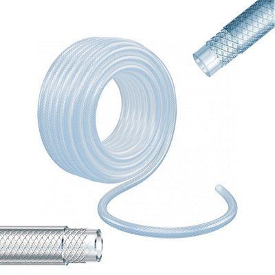 Армований шланг ПВХ харчовий з внутрішнім діаметром 16 мм, товщина стінки 2 мм, Бухта 50 м 2901207 фото