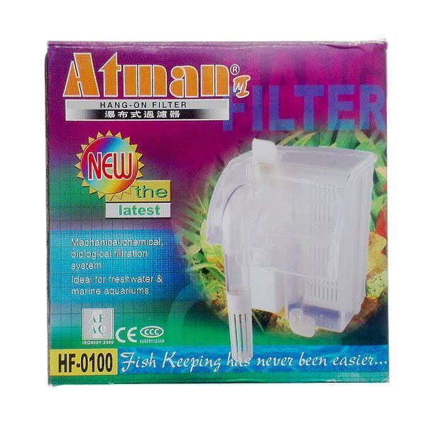 Навісний зовнішній фільтр для акваріума Atman HF-0100 HF-0100 фото