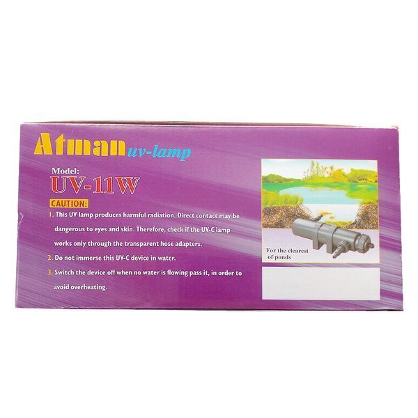 Стерилізатор Atman UV-11W для акваріумів та ставків 4112003 фото