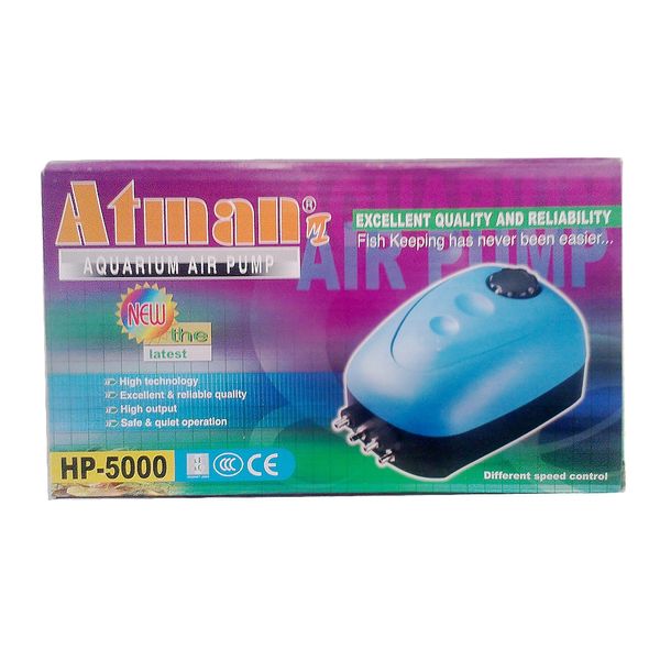 Чотириканальний компресор для акваріума Atman HP-5000 HP-5000 фото
