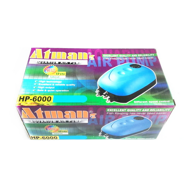 Шестиканальный компрессор для аквариума Atman HP-6000 HP-6000 фото